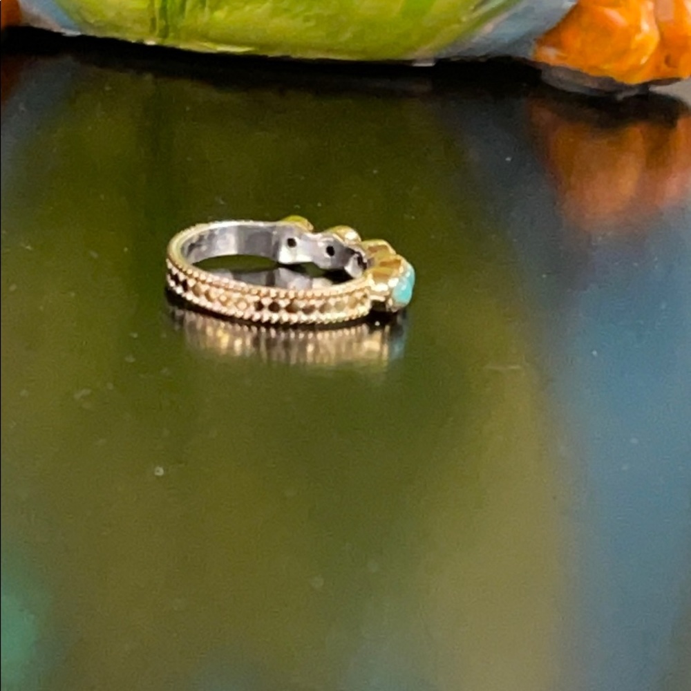 Wow Anna Beckturquoise Multi-Stone Ring - image 7